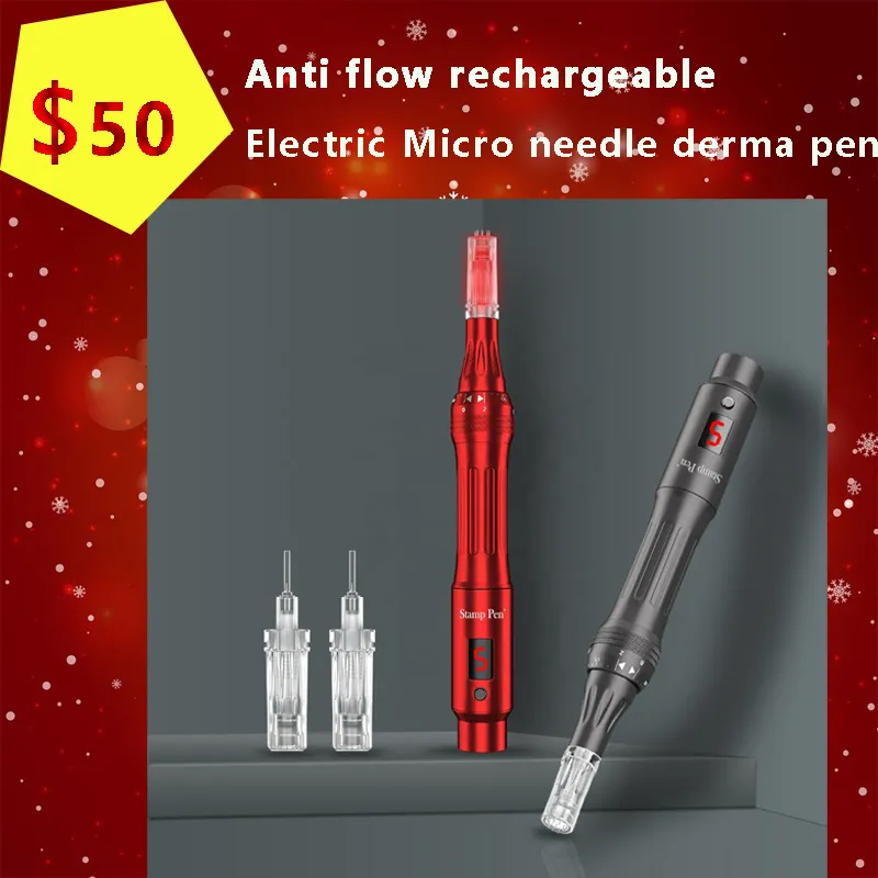 Home Beauty LED LCD Display Digital Microneedles Derma caneta com tela Microneedling roller facial drpen mesopen dr meso preço