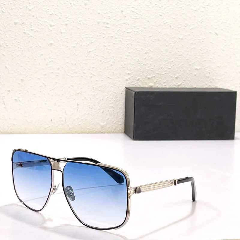 Mode solglasögon för män och kvinnor Presentatören utsökt varumärkesfinitet för att lägga till elegant charm UV400 upprepade antika solglasögon med full ram