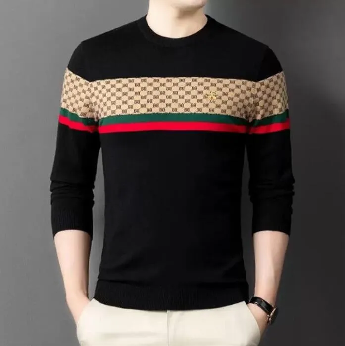 Męskie damskie projektanci swetry litery pullover men długie rękaw aktywne bluzy haft haftowy zimowe odzież azjatycka kod m- 4xl