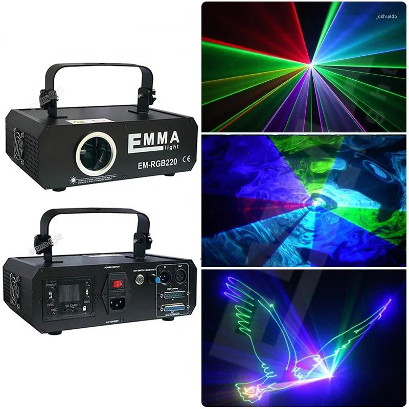 Smart Automation Modules RGB Animation DJ Stage 500MW Disco DMX Projector Multi Color Laser Show ILDA 25KPPS Lighting