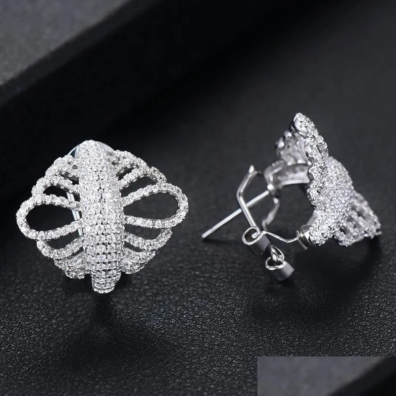 Stud Stud Charms Sier 925 Oryginalne Boucle Doreille Femme 2021 Kolczyki dla modnych kobiet codziennych biżuterii miłośnik przyjaciela rocznica ucha d dhuje