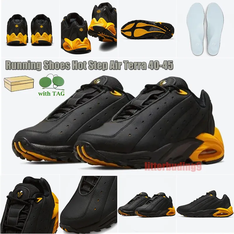 Running Shoes Sports Trainers Sneakers Black Yellow Triple White Hot Step Air Terra Women Mens Shoe