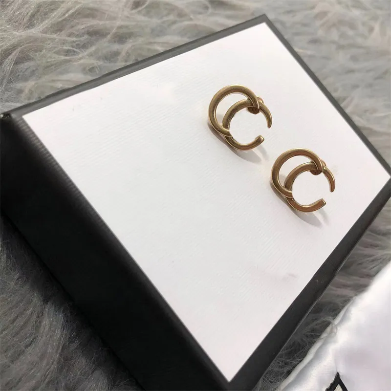 Orecchini di lusso retrò orecchini da donna con diamanti orecchini firmati gioielli alla moda fidanzamento cjewelers placcato oro ragazze fiore charms cerchi orecchini di perle