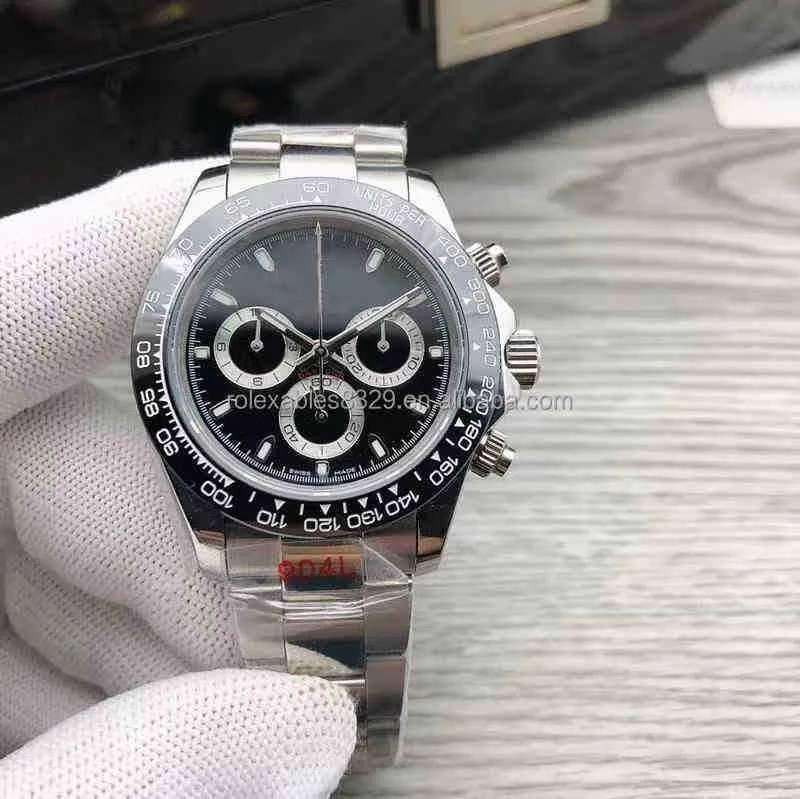 Factory 116500 Waterproof Watch 904L N Steel ETA 4130 Timing