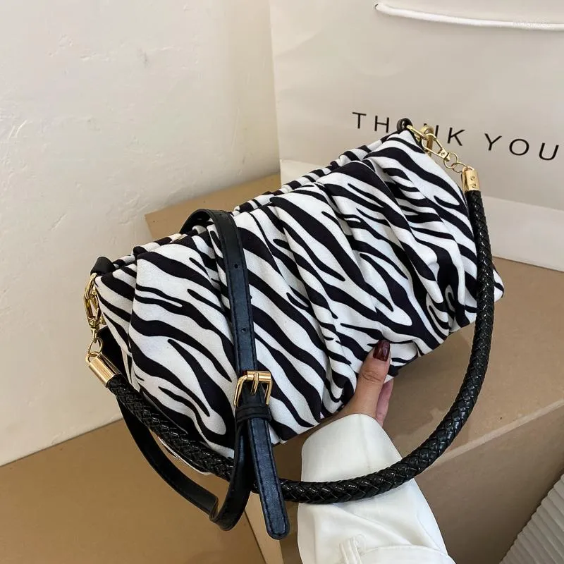 Borse da sera Moda Zebra modello leopardo spalla per donna 2022 borse di lusso firmate piccole borse da donna a mano
