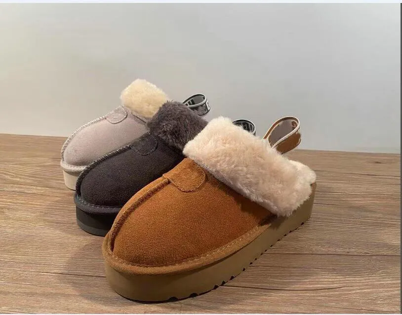 Designer Man Women Winter Snow Boots Slippers Soft confortável Salão de ovelha Mantenha sapatos de plataforma quentes garotas lindas gif8h5