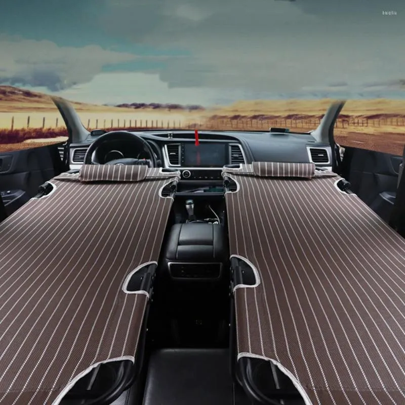 الملحقات الداخلية للسيارة المعدلة سرير التخييم المحمولة قابلة للطي عالمي سرير طيار سرير طيار