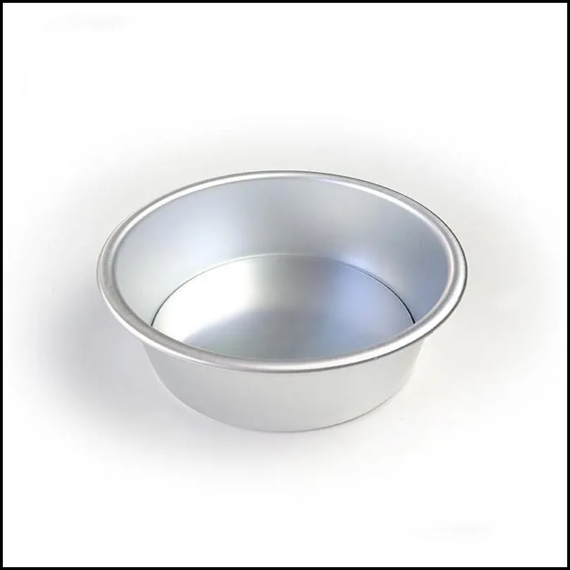 aluminium alloy baking mould not rusty sturdy round cake mold corrosion resistant home kitchen tools silver top quality 16hd5 bb