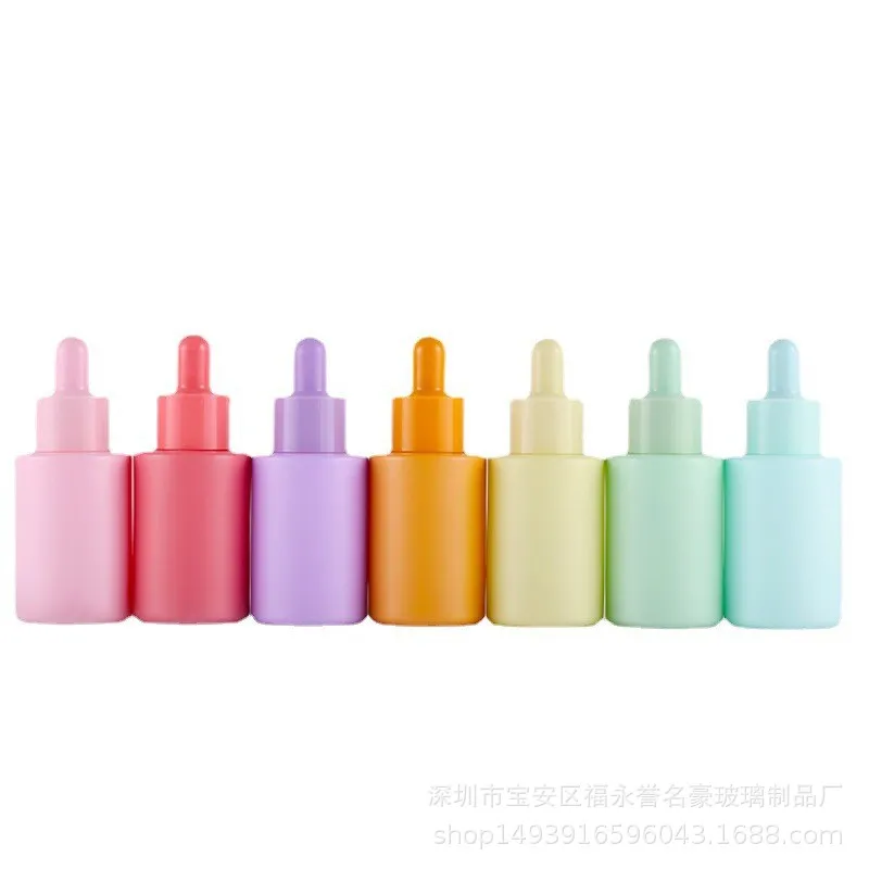 Flacon compte-gouttes en verre 30 ml bouteilles vides contenants de bouteilles d'huile essentielle pour l'aromathérapie de parfum