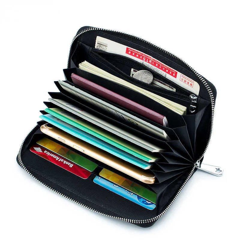 Кошельки Cash Budget Passport Wallet Clutch Bag для iPhone 13 Pro Women Budget Sheets Zipper Long Billfold для Bankbook и Ledger Rfid T221104