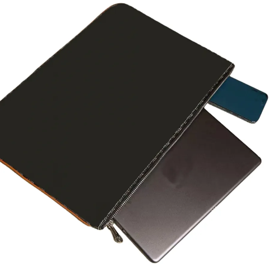 Sagniere di design in pelle dogtooth unisex borse documento con cerniera frizione borsetti tablet borse per cartongetta per cartongetta grande e piccola G4131