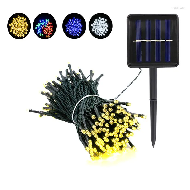 Strings Solar String Fairy Lights 50/100/200 Led Light Garlands Waterproof Outdoor Lighting Festoon Party Wedding Garden Decoration