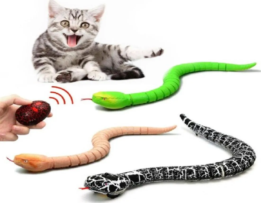 RC 로봇 동물 뱀 고양이 장난감과 계란 방울뱀 동물 트릭 끔찍한 장난 아이 장난감 재미있는 참신 선물 2110272409813