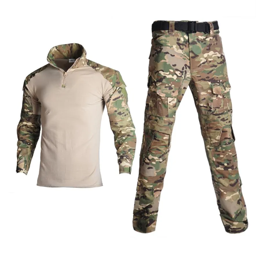 Hiking Hunting Clothes Uniform Camouflage Uniform Tactical Combat ...