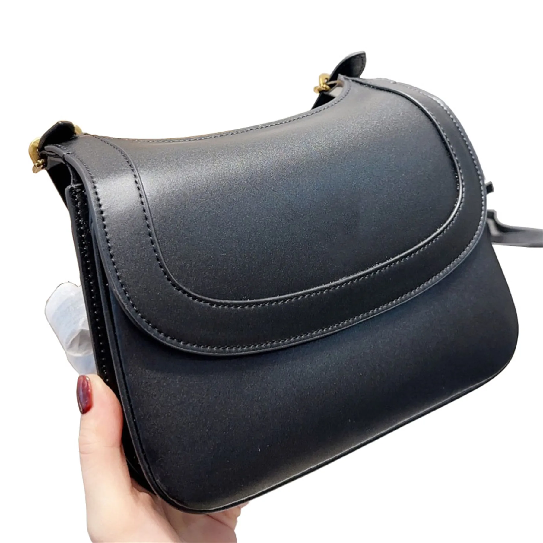 Charlie Medium Shoulder Bag In Smooth Leather Flap Metal Hardware Snap Button Closure Crossbody Bags Luxury Designer Fashion Women Solid Color Handbag Purse From 221 99 DHgate