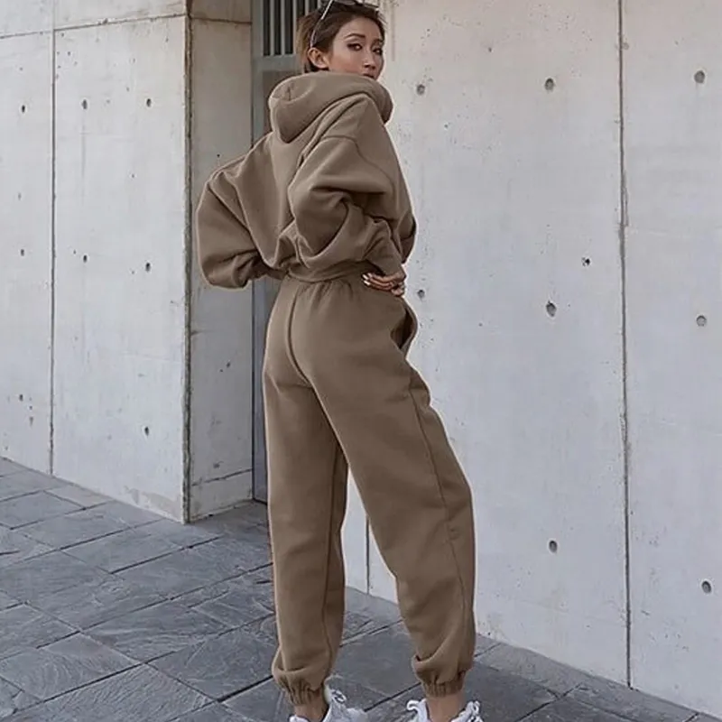 DHgate Womens Colorful Hoodie Sweatshirt and Jogger Outfit Set Long Sleeve Pullover Hoodies and Sweatpants for Women Apparel