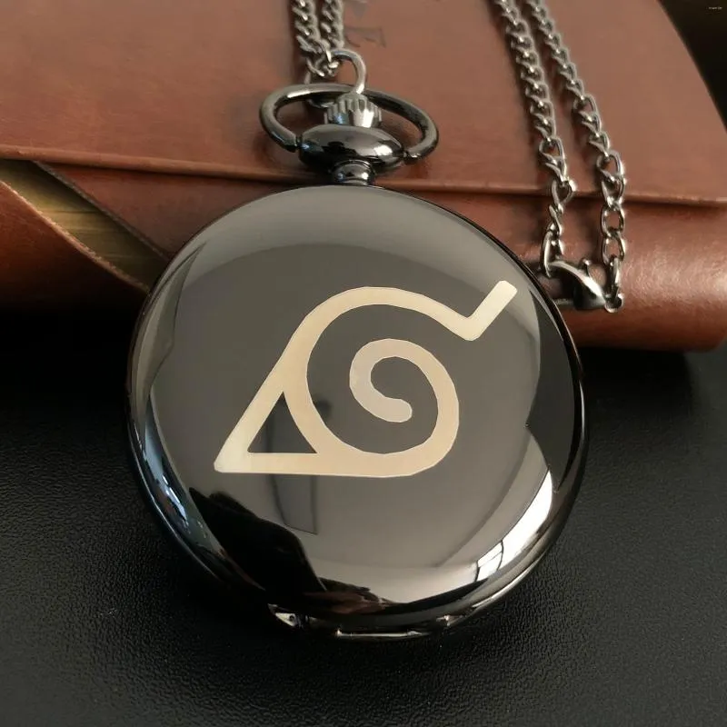 Pocket Watches Famous Japanese Anime Pattern Quartz Watch High Quality Necklace Pendant Gifts For Women Or Man With Fob Chain