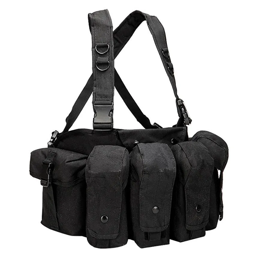 Chest Rig Tactical Vest Army Equipment Pouch Outdoor Paintball Hunting Vest Men Tactical Chest
