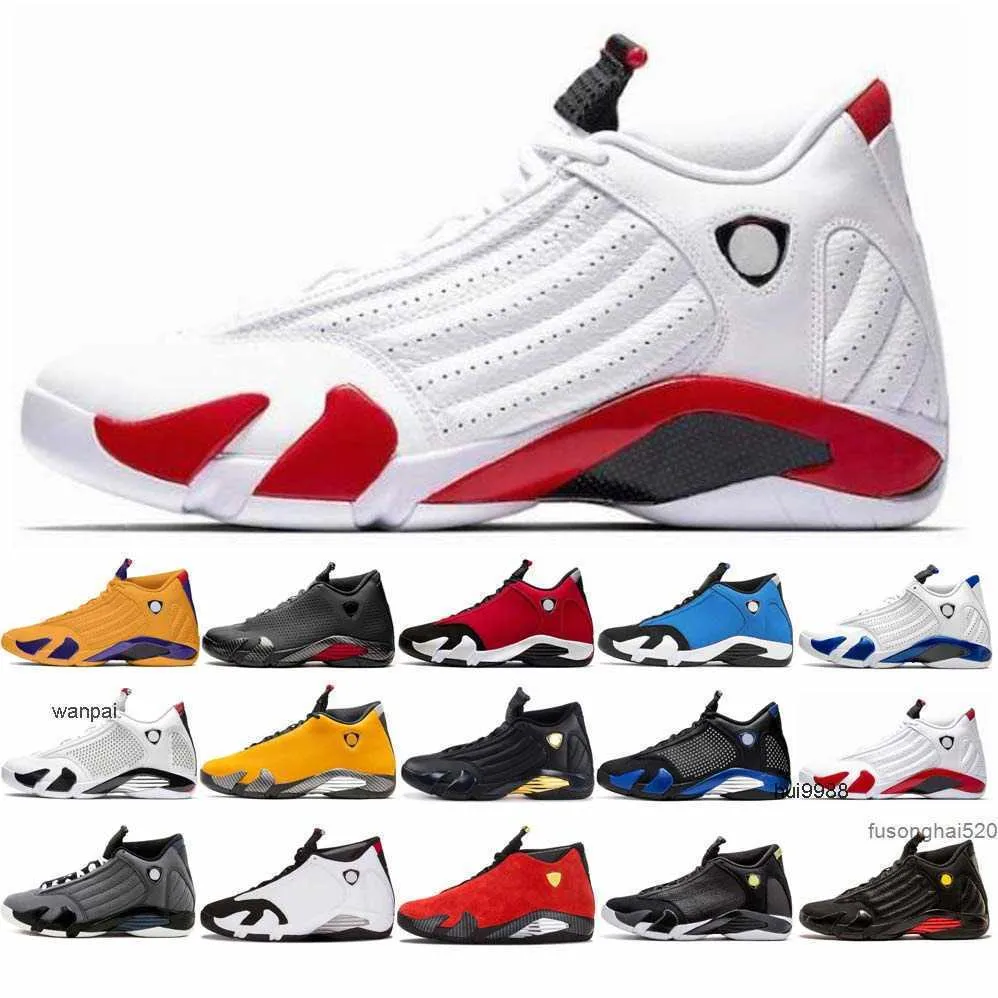 2023 Jumpman 14s Scarpe da basket maschile da pallacanestro varsity Royal Red Reverse Sports Trainer Ferrar Ultimo colpo Sneaker Black Toe Basket Sneaker Des Chaussuresjordon Jordab