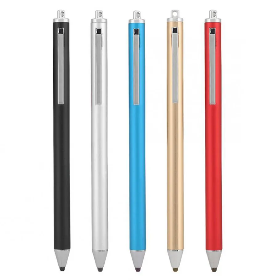 Stylos universels d'écran tactile de stylet de Fiber de maille en métal pour la tablette PC capacitive de téléphone intelligent