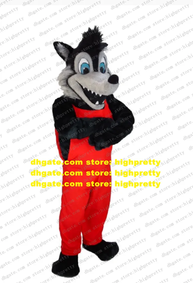 Big Bad Wolf Pete the Cat Mascot Costume Adult Cartoon Character Outfit Suit Take Group Photo Classic Giftware zz9534