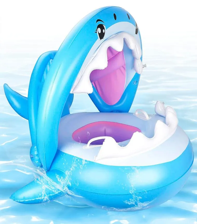 New Swimming ring Inflatable shark children039s seat0127393009