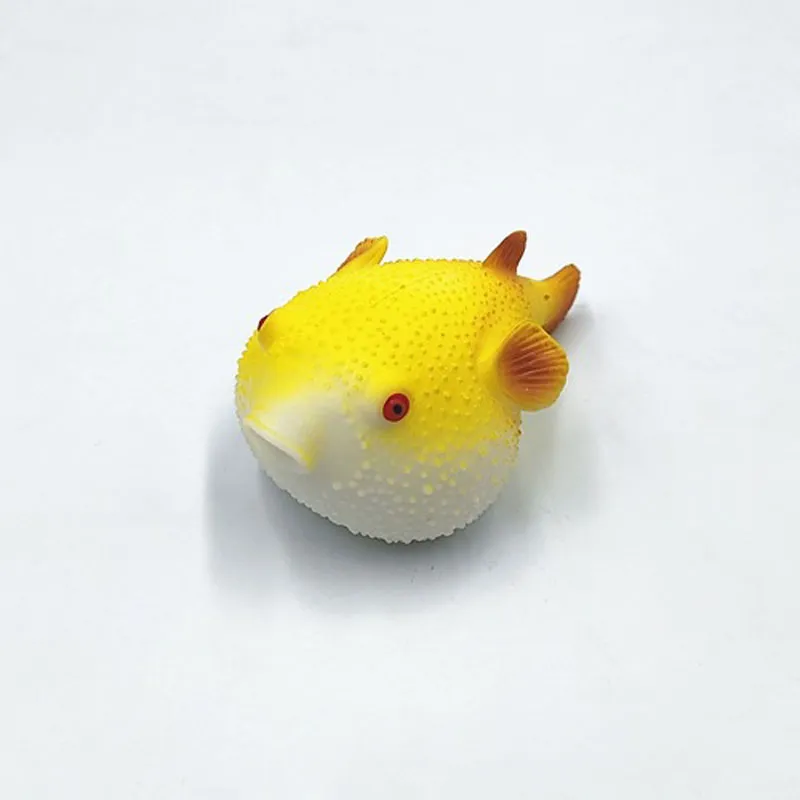Squishy Pufferfish Fidget Toy Simulation drôle Puffer Fish Anti-Stress Ventilation Balles Jouets à presser Soulagement du stress Jouets de décompression Soulagement de l'anxiété