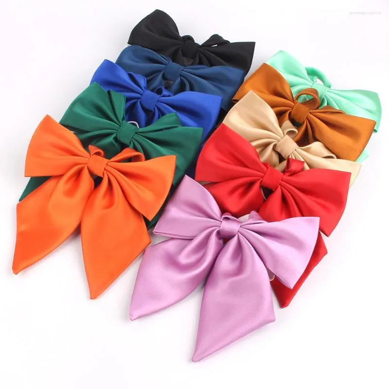 Bow Ties Solid Bowtie Casual Tie For Women Uniform Butterfly Knot Girls JK Cravat Children Bowties Shirt Neck Wear