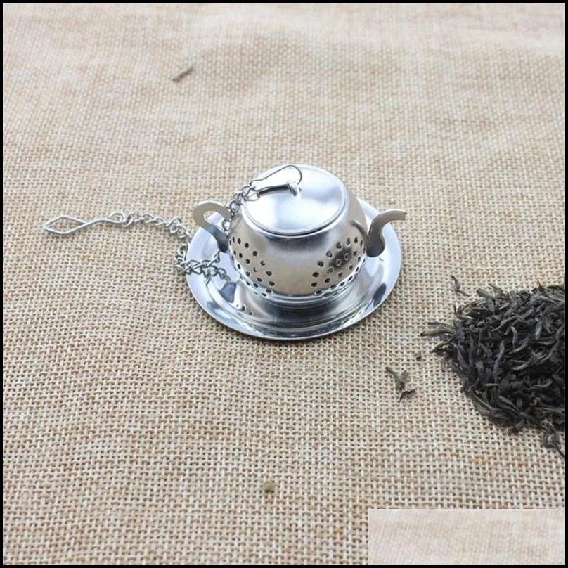 stainless steel tea strainer heat resisting duck fish bird geometric shape teas filter for kitchen tool 4 15zy ff