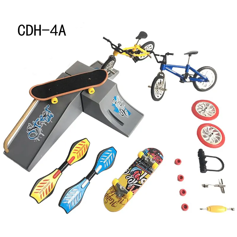 WUYJI - Set De 2 Patinetes De Dedo Mini, Juguetes De Skate De Dedo Para Niños Y Adultos, Ideales Para Entrenar Y Decorar