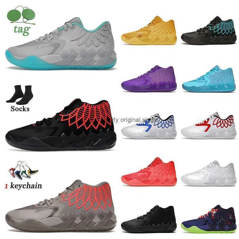 LaMelo Ball Rick And Morty MB.01 Lamelo Basketball Shoes Galaxy Buzz