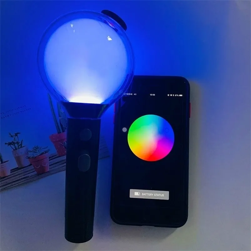 LED Light Sticks Kpop Army Bomb Ver 4 stick Special Edition Map Of The Soul 3 Con Bluetooth Concert Stick Fans Collection 221105