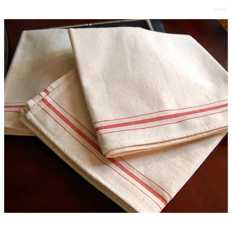 Beige Cloth Napkins 45X92CM Cotton Napkins Kitchen Nature Pattern Tea