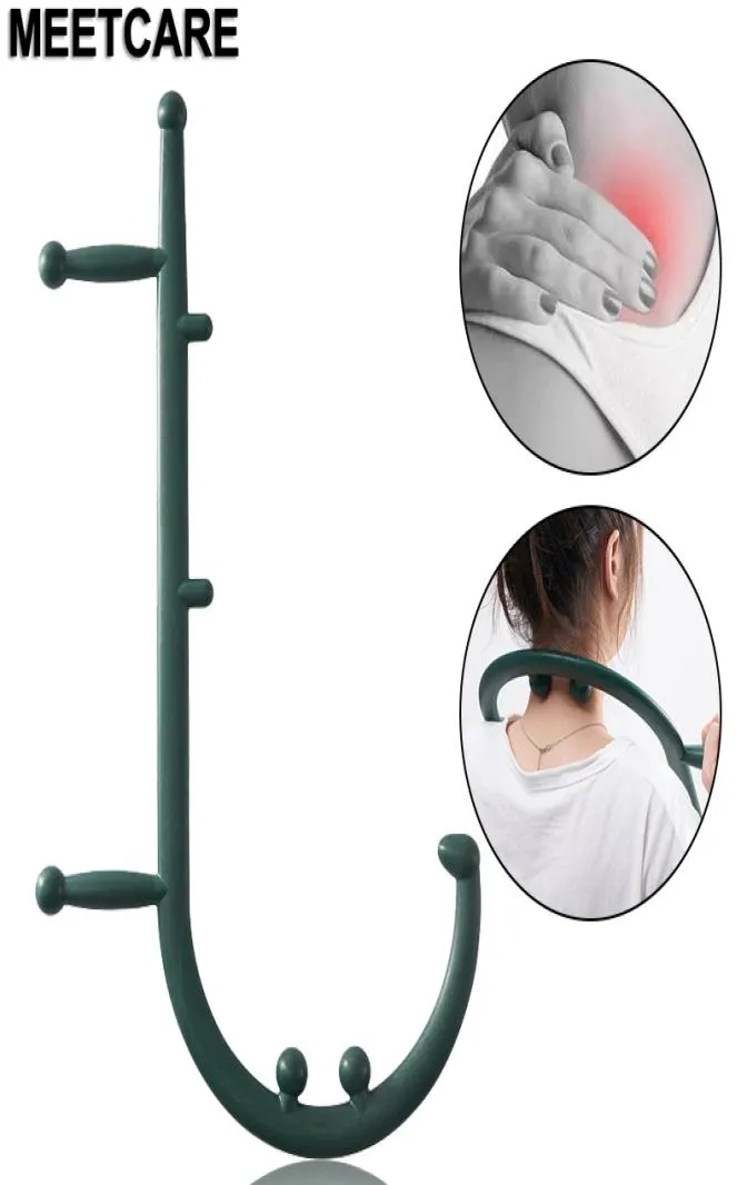 Selfmassage Tool Deep Pressure Trigger Point Massager Stick Hook Body Muscle Relief Thera Cane