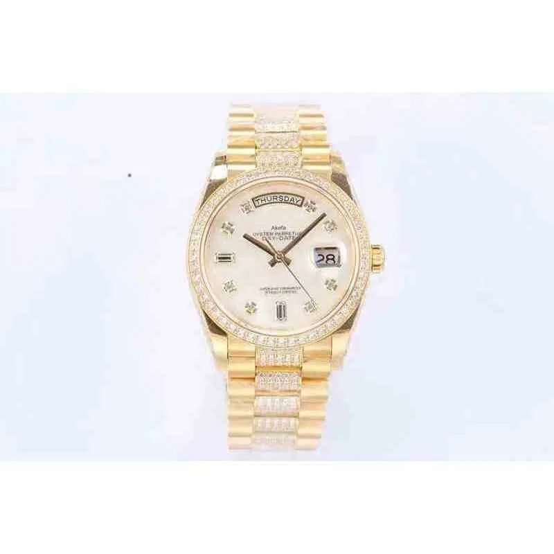 Custom Brand Automatic Classic 36mm Watch Wrist Stainless Steel Date Female Mechanical Men