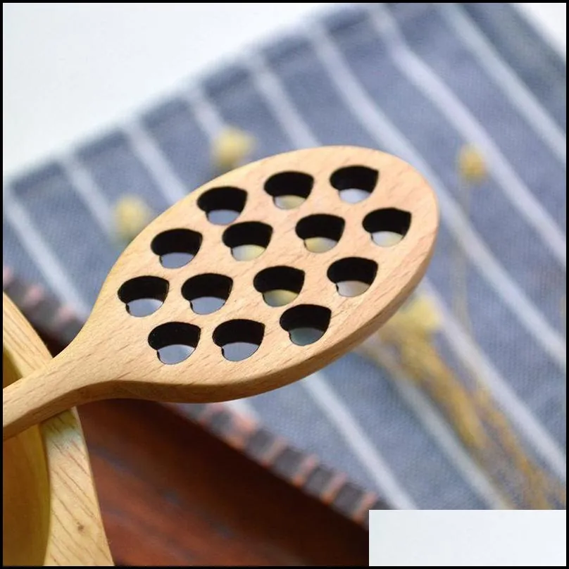 honey stirred spoon tableware creative heart shape wooden handle ladle for home kitchen tools flatware accessory 3 59xh ff