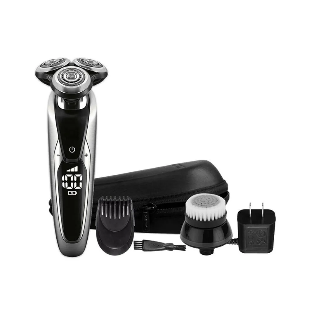 Electric Shavers Razor Beard Trimmer Shaving Machine Men Rechargeable 3