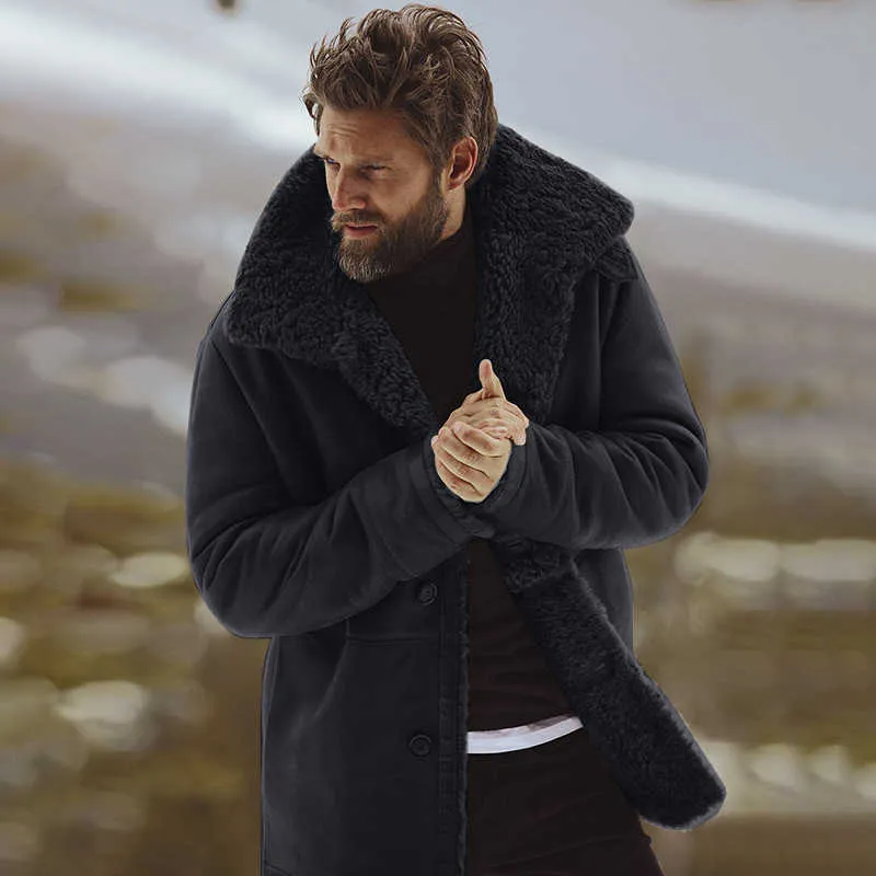  Abrigo de invierno para hombre, chaqueta de invierno