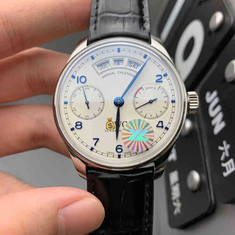 IWCSポルトガルBPファクトリースーパークローンLWウォッチYL永久カレンダーセブンメンズレジャービジネスファッション自動メカニカルウォッチ