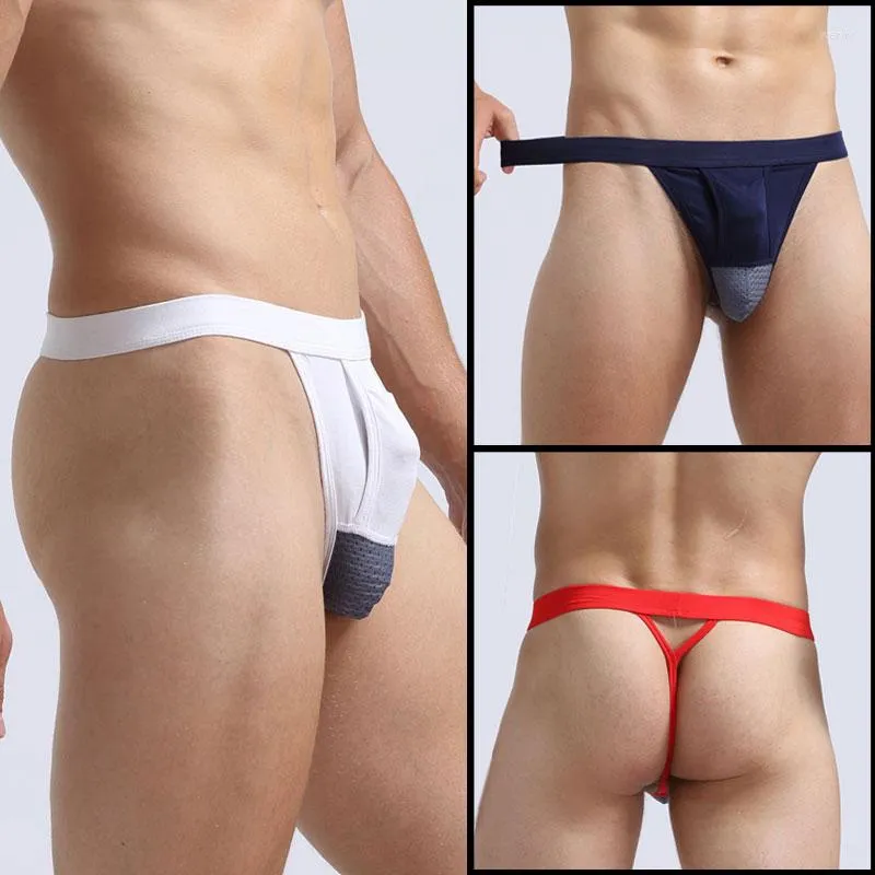 Onderbroek ondergoed heren heren briefs t stijl lage taille zomer ademend heren mannelijk intimo uomo sexy