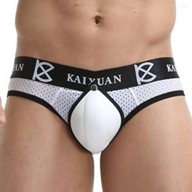 Mutande Intimo sexy da uomo Slip elasticizzati a vita bassa Traspirante U-Bulge Cup Pouch Hollow Comodi abiti maschili