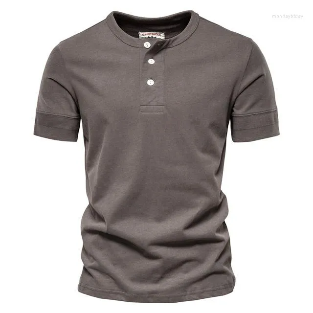Polos da uomo Shirt di polo in cotone abbottoni abbottonatela solida maglietta semplice per gli uomini d'affari estivi
