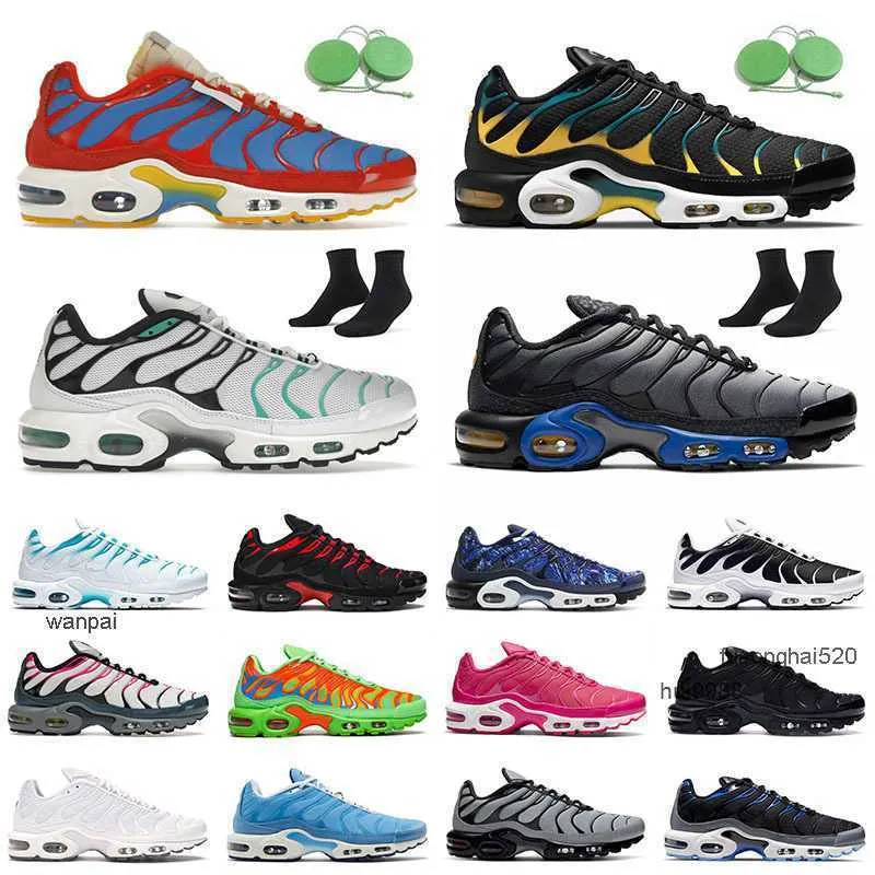 2023 Terrascape TN Plus Ankomstskor Hyper Jade Sustainable Black Volt Women Sport Triple White Oreo Bred Sneakers Men Outdoor Trainersjordon Jordab