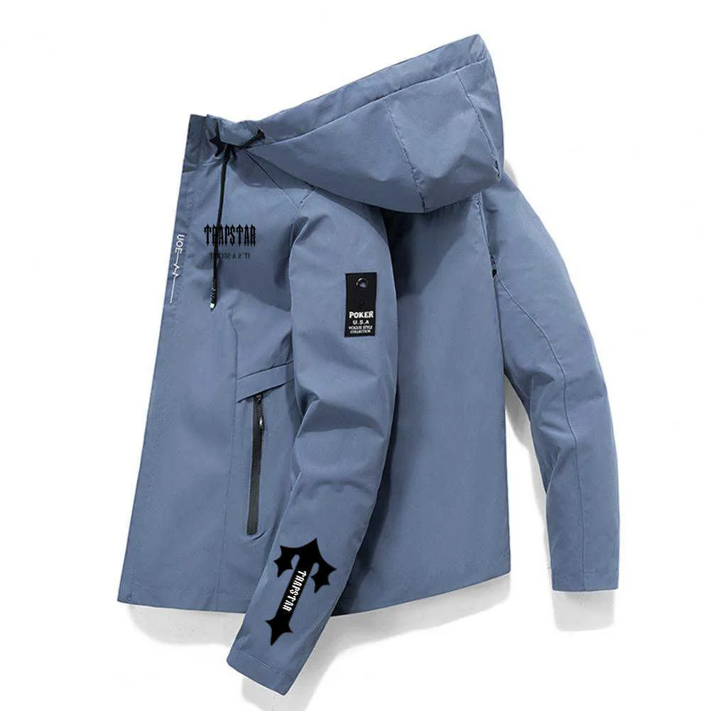 Jackets New Men's Zipper Trapstar Brand Fall Spring Blazer Casual Trend Fashion Coat Y2211y17w