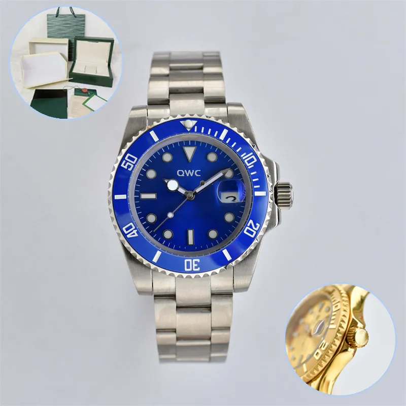Os mergulhadores de relógios de iate são a primeira escolha de relógios de design masculino de precisão de luxo com vários mostradores, relógios mecânicos luminosos, relógios de pulso mecânicos automáticos