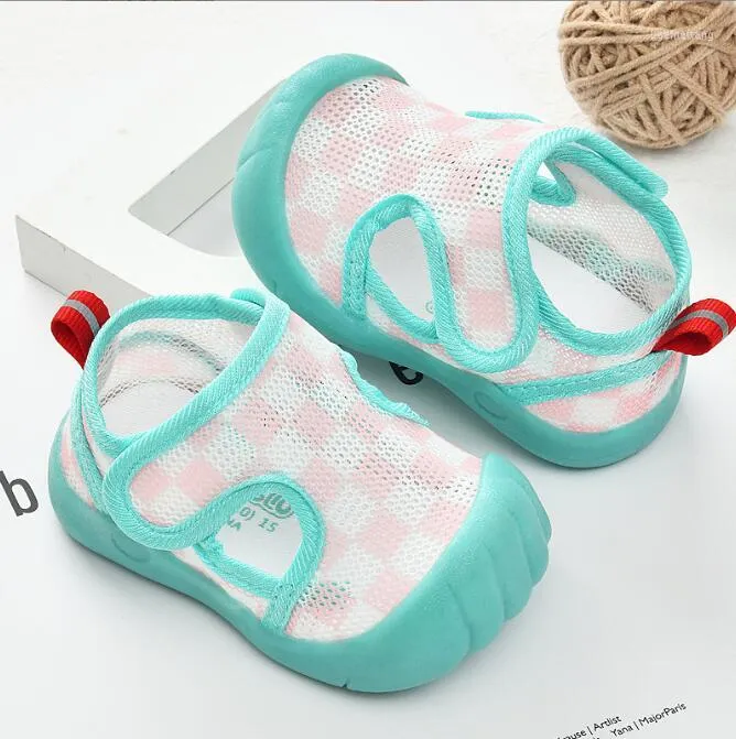 Premiers marcheurs bébé sandales hommes été chaussures pour tout-petits 0-1-3 ans antidérapant fond souple maille femme