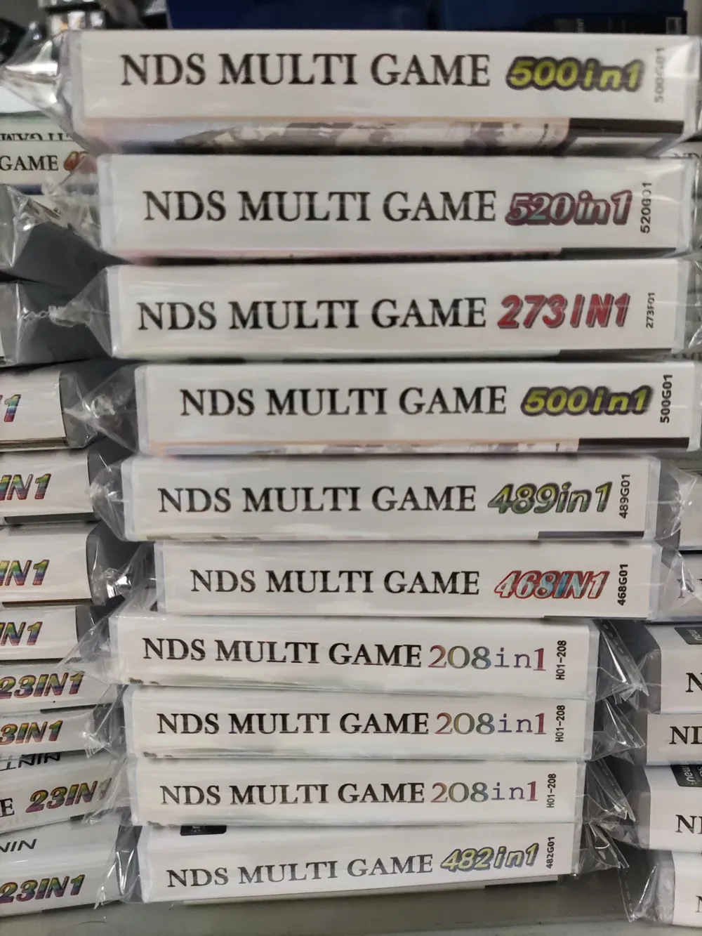 Grußkarten 4300 208 486 500 in 1 DS-Zusammenstellung Videospielkassette Multicart für Nintend NDS NDSL NDSI 2DS 3DS Combo Classi305T