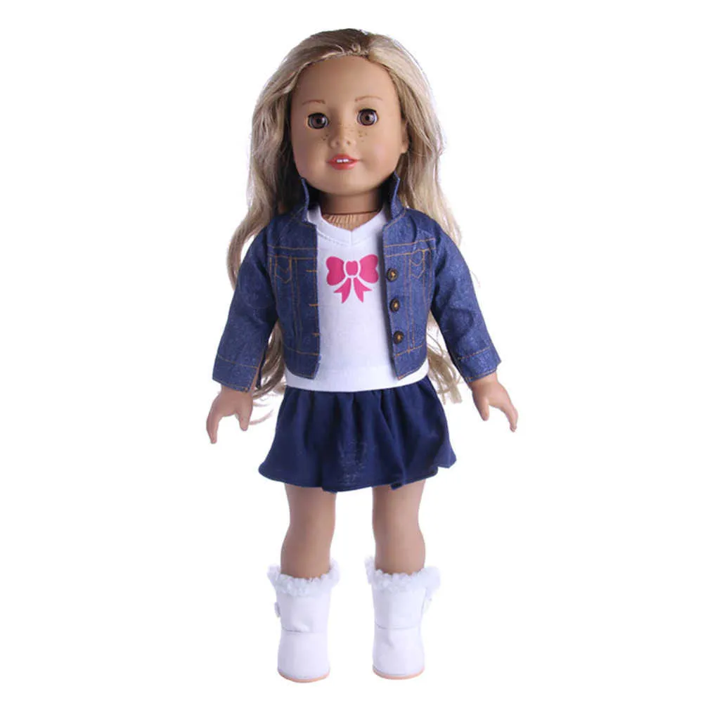 Wholesale American Girl Doll Cowboy Suit Pajamas New Fashion Dress