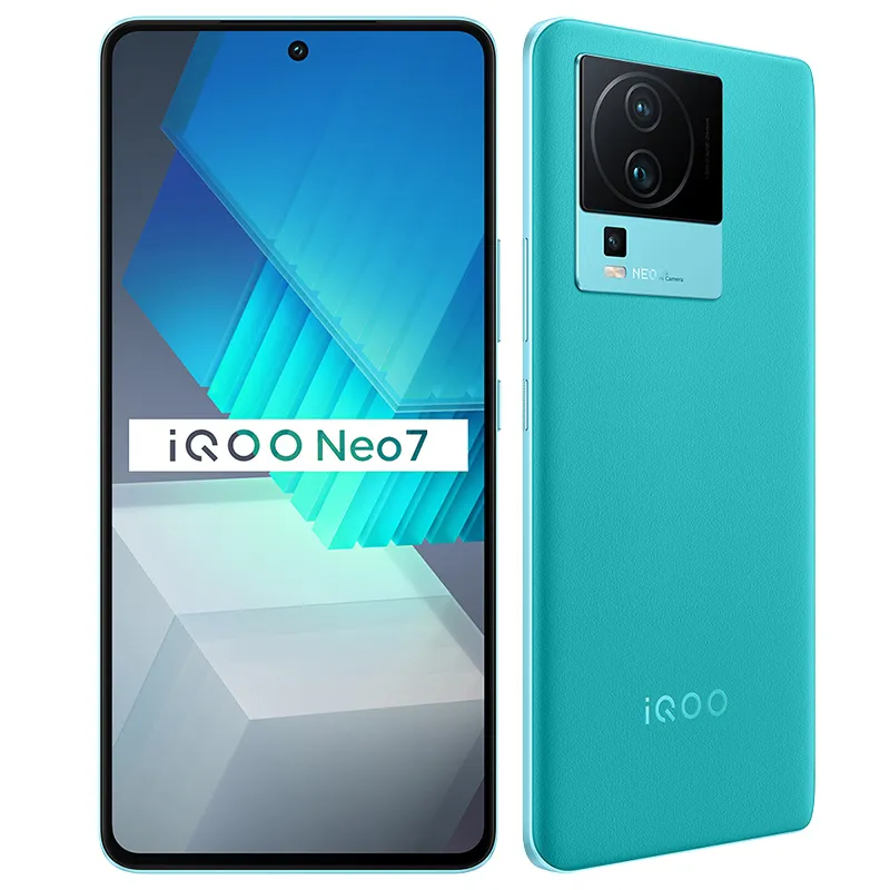 원래 Vivo IQOO NEO 7 NEO7 5G 휴대폰 8GB 12GB RAM 256GB 512GB ROM MTK 치수 9000 50.0MP NFC Android 6.78 "120Hz 지문 지문 ID 웨이크 스마트 핸드폰