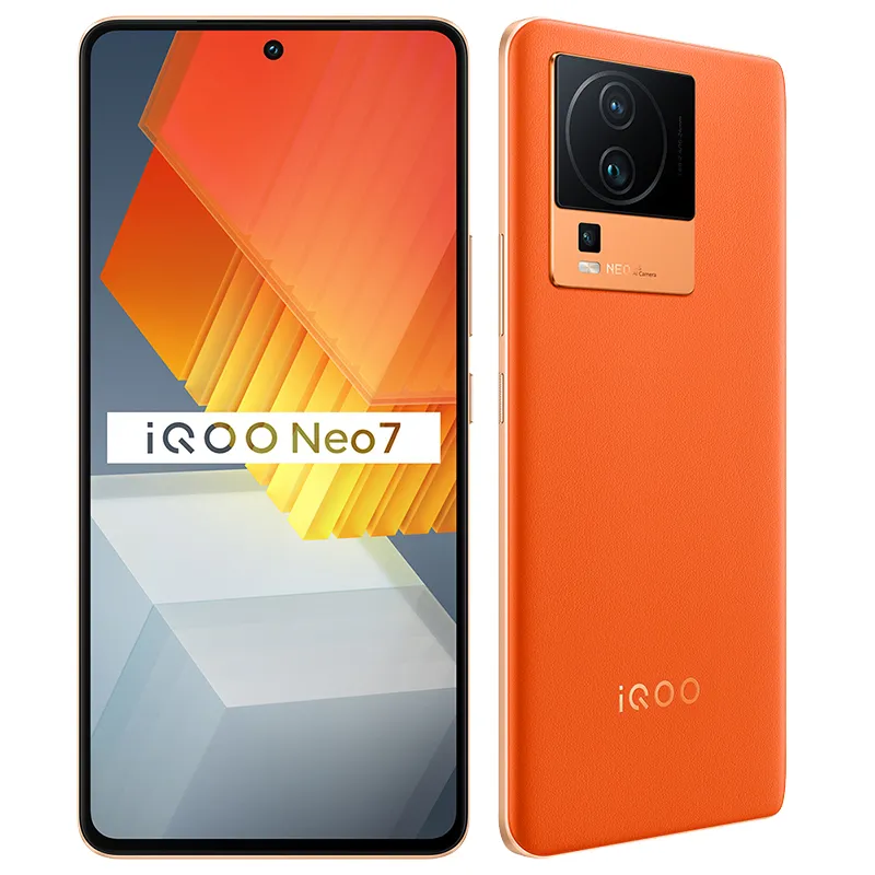 Originele Vivo IQOO NEO 7 NEO7 5G Mobiele telefoon 8GB 12GB RAM 256 GB 512 GB ROM DIMENSITEIT 9000 50.0MP NFC Android 6.78 "120Hz E5 Scherm Vingerafdruk ID Face Wake Smart Cellphone